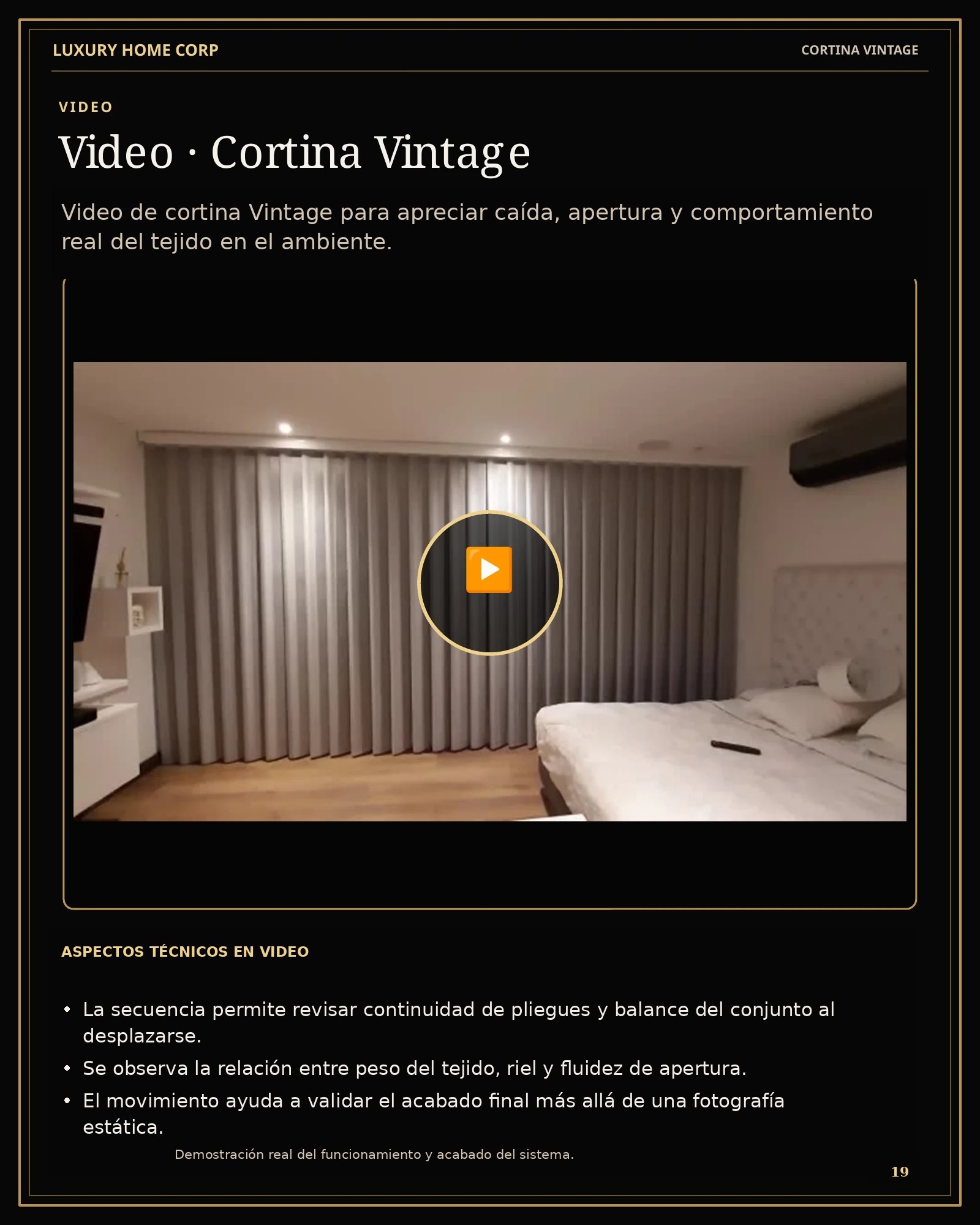 Portafolio de Cortinería página 19